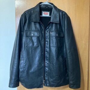 Men’s Levi faux leather jacket